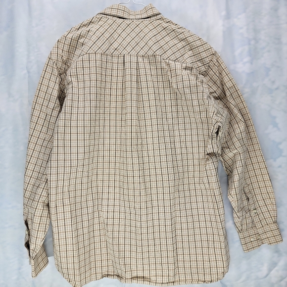 📦2/$18📦Tommy Hilfiger 80s Two Ply Cotton Button Up Long Sleeve - Picture 2 of 6